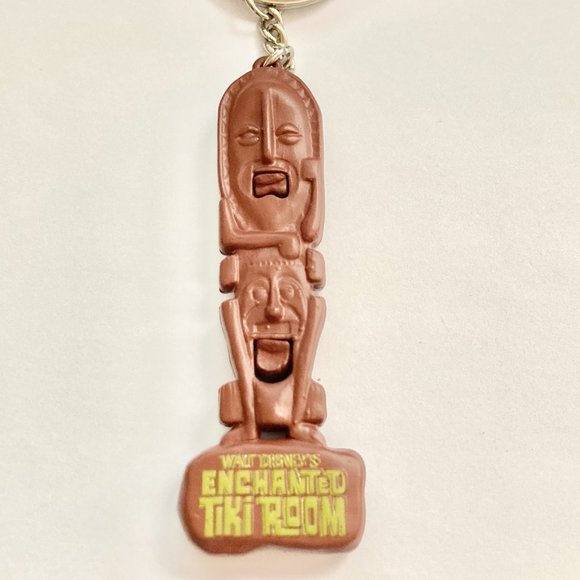 Disney World Enchanted Tiki Room Keychain Purse Charm Zipper Pull Disneyana - Picture 6 of 10